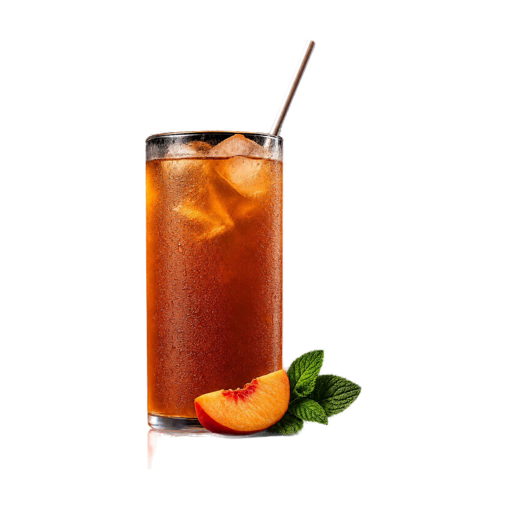Peach ice tea